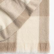 Weave Home Havelock Throw Blanket - Natural | NZ Made gallery detail image