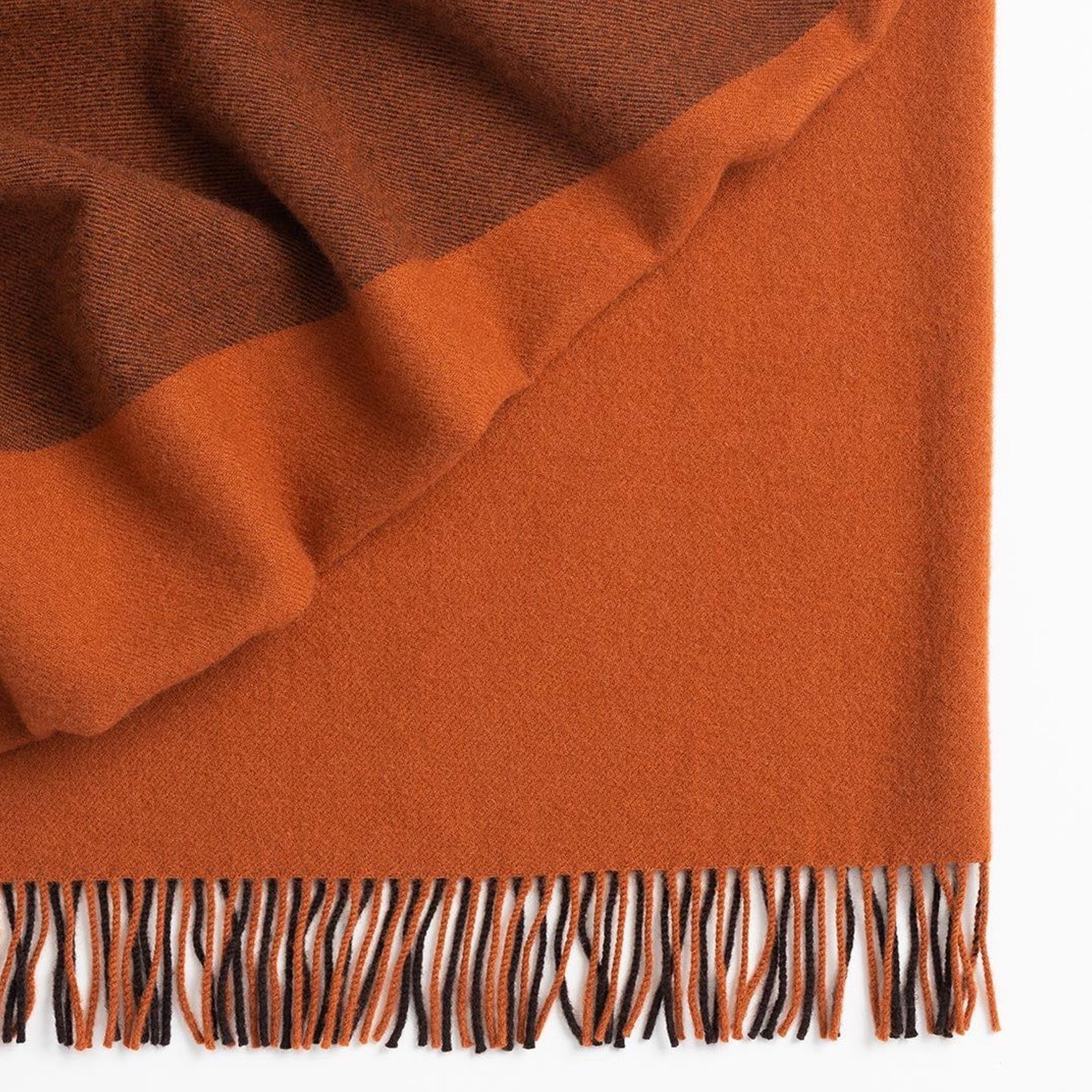 Weave Home Fiord Throw - Spice | 100% Wool gallery detail image