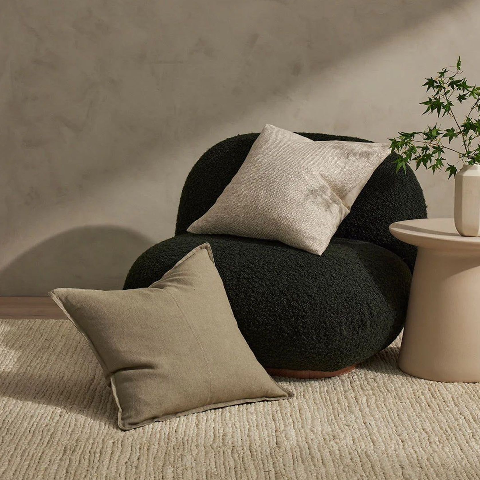 Weave Home Domenica Cushion - Natural | 50 x 50cm gallery detail image