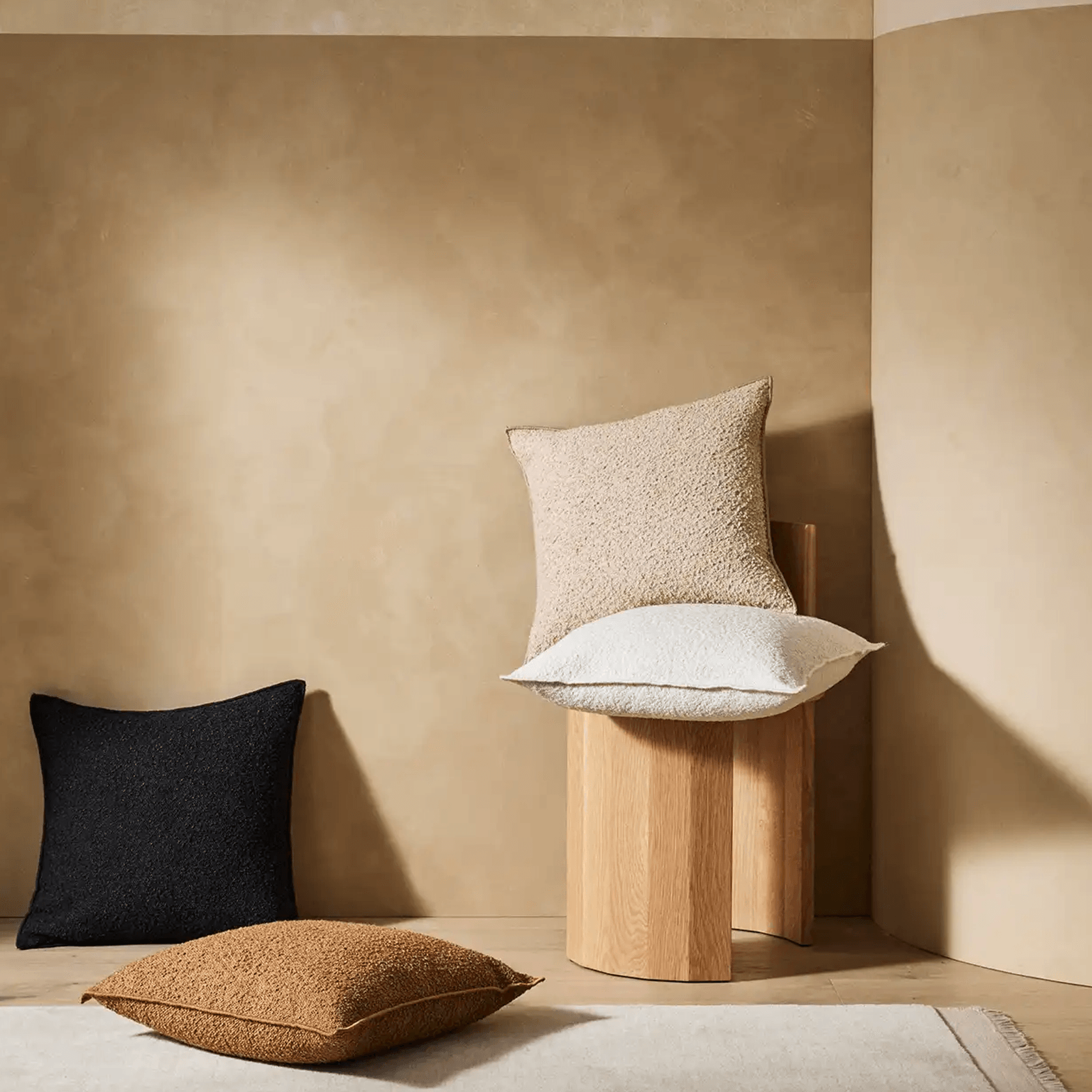 Weave Home Silvio Floor Rug - Ecru | NZ Wool | Two Sizes gallery detail image