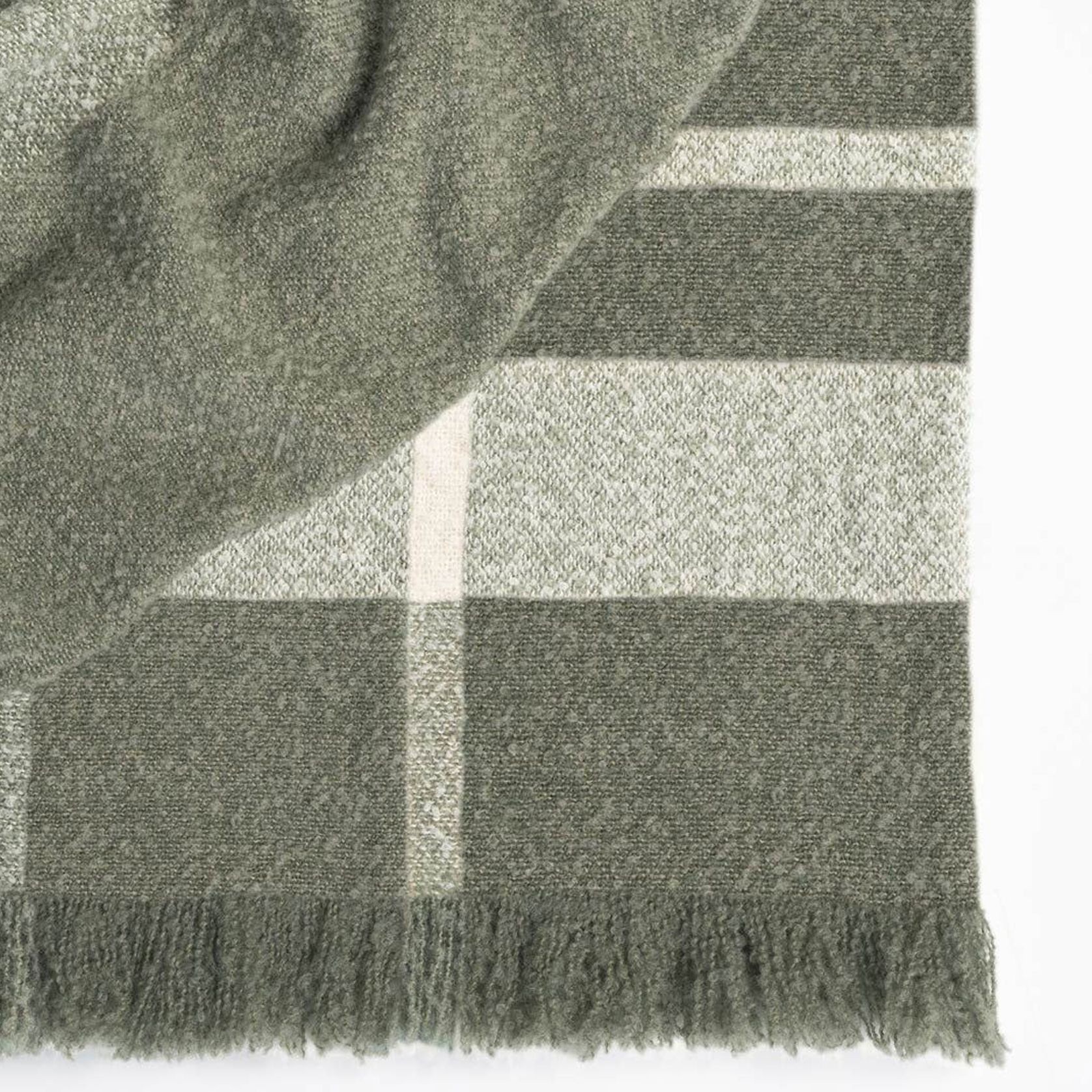 Weave Home Grange Throw - Spruce | 100% Wool gallery detail image