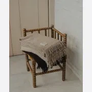 Weave Home Nevis Throw Blanket - Oak | NZ Lambswool gallery detail image