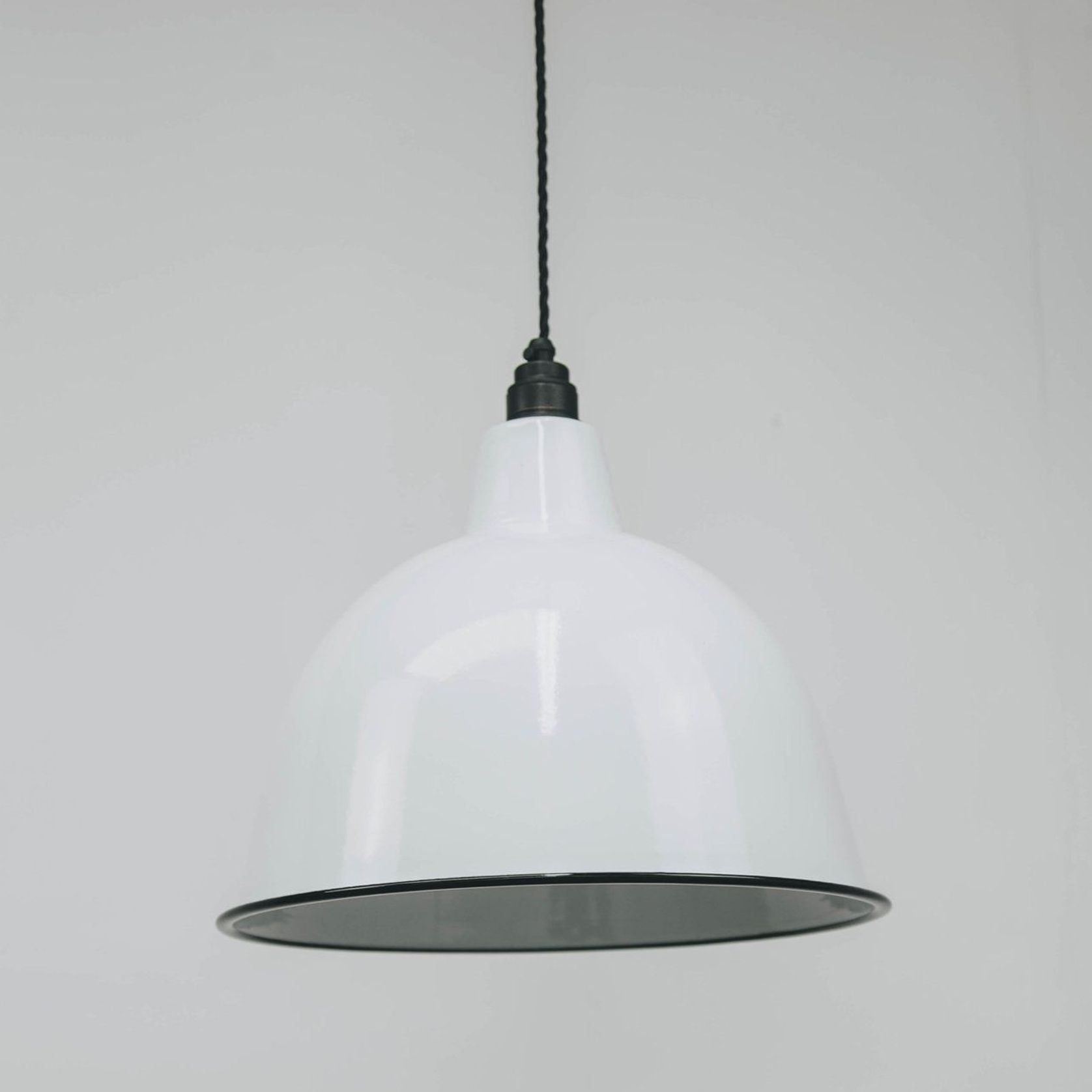 Modern Cloche White Light - 360mm gallery detail image
