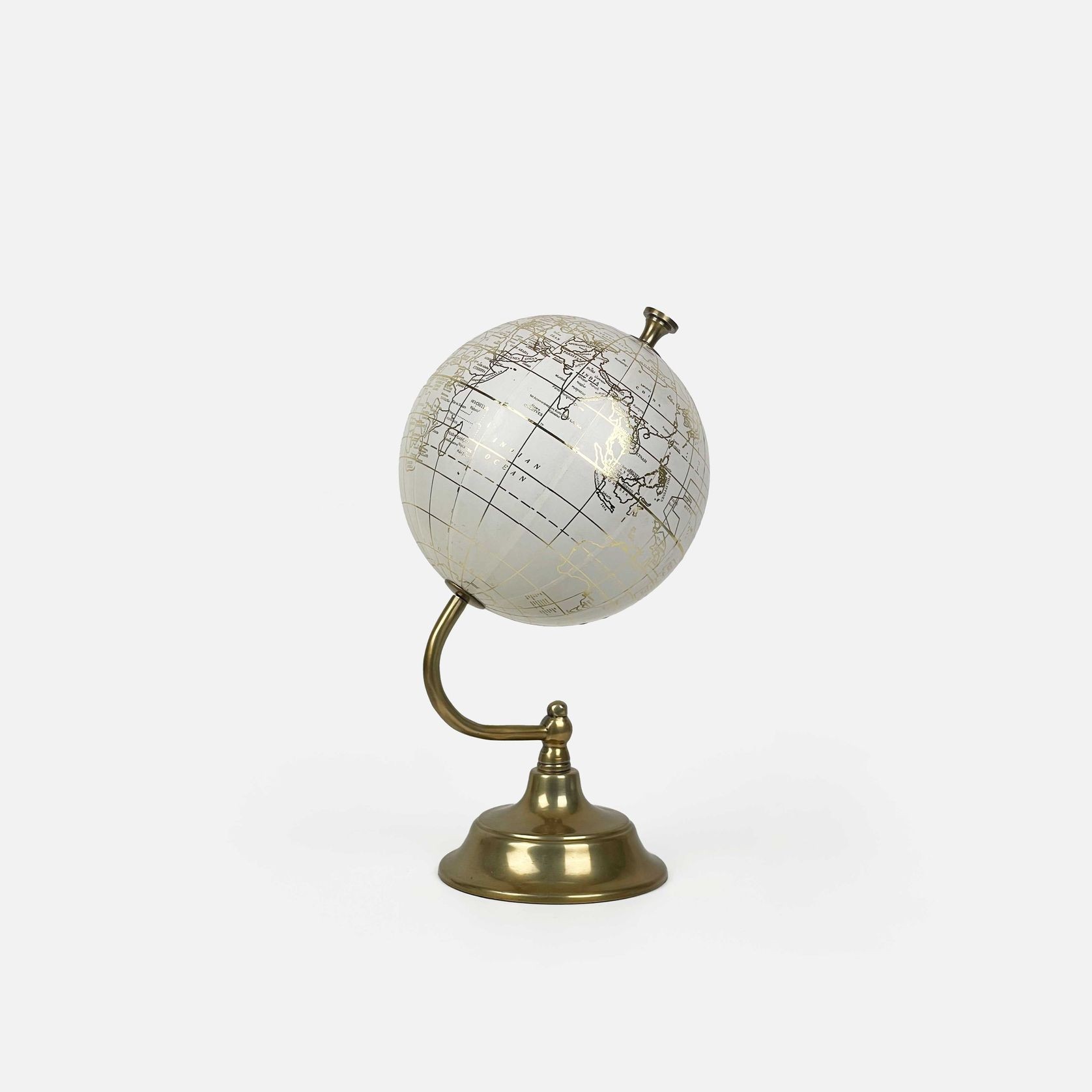 White Globe with Base gallery detail image