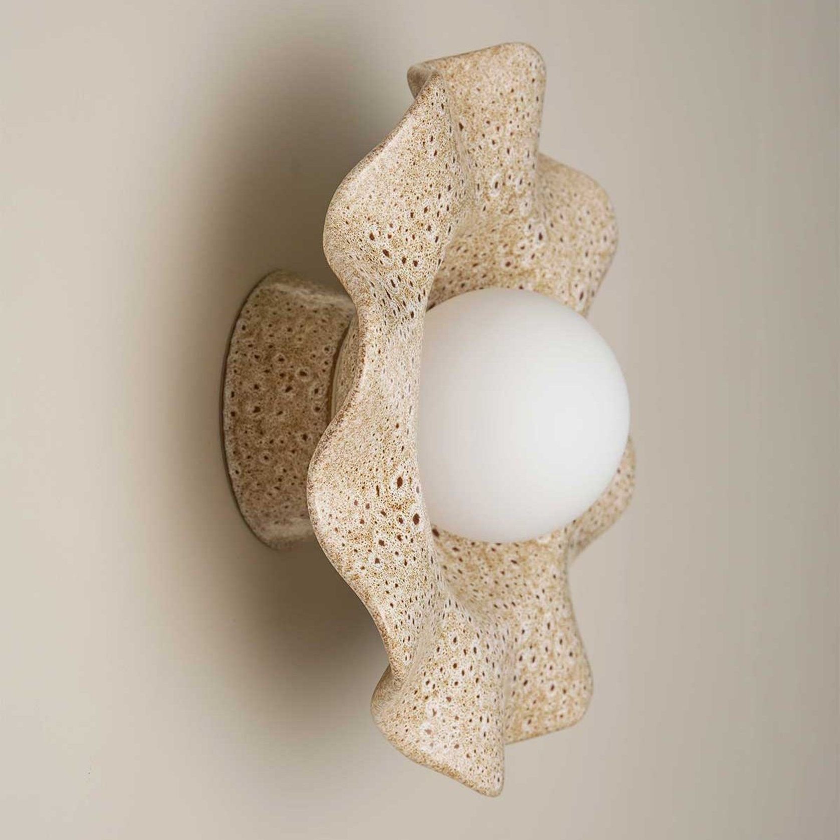 Ceramic Wall Pearl Sconce Light gallery detail image