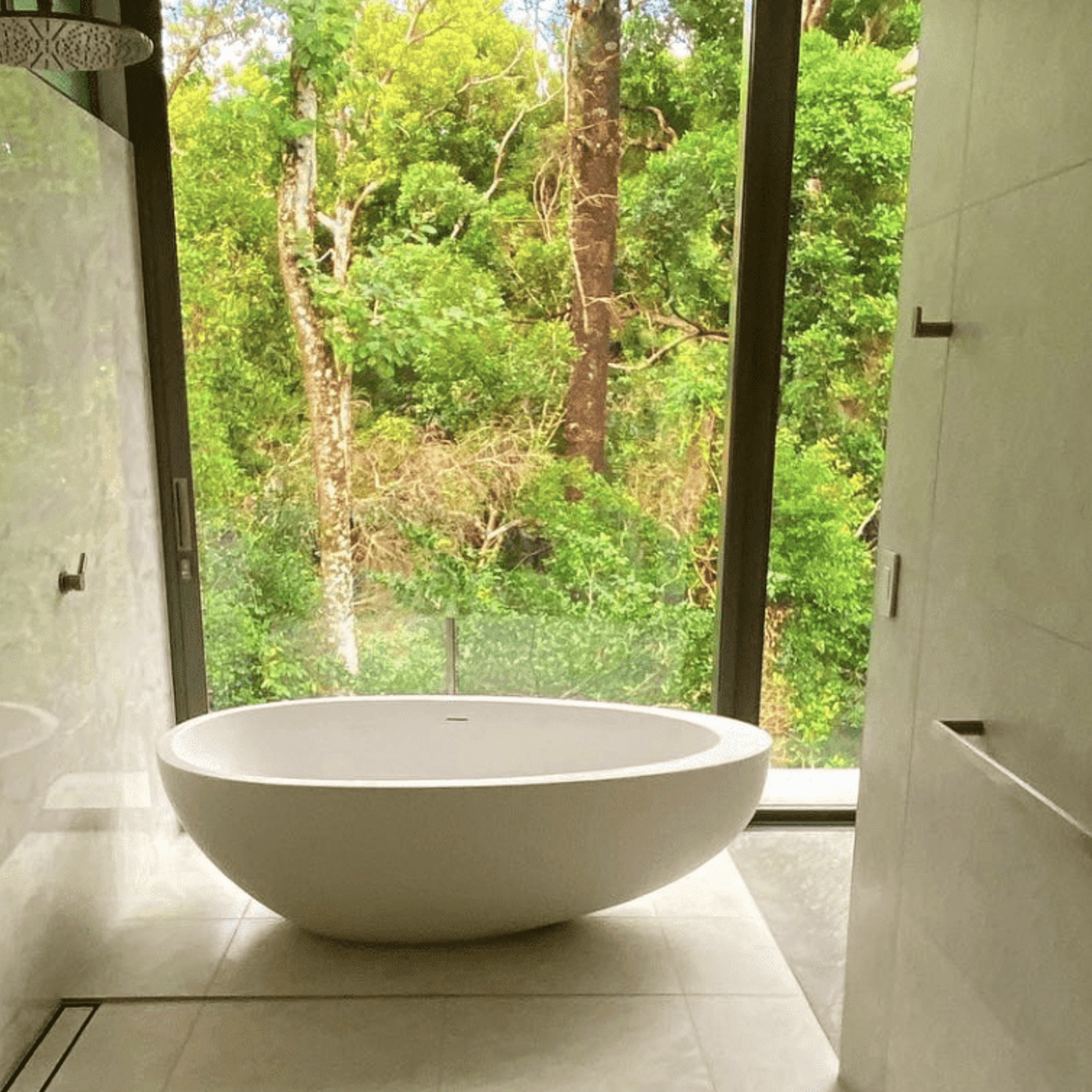 Pietra Bianca Whitney Freestanding Stone Bath gallery detail image
