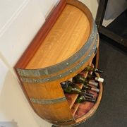 Barrel Cabinet Wine and Glass Rack gallery detail image