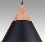Wood Series Pendant - Cone (Black) gallery detail image