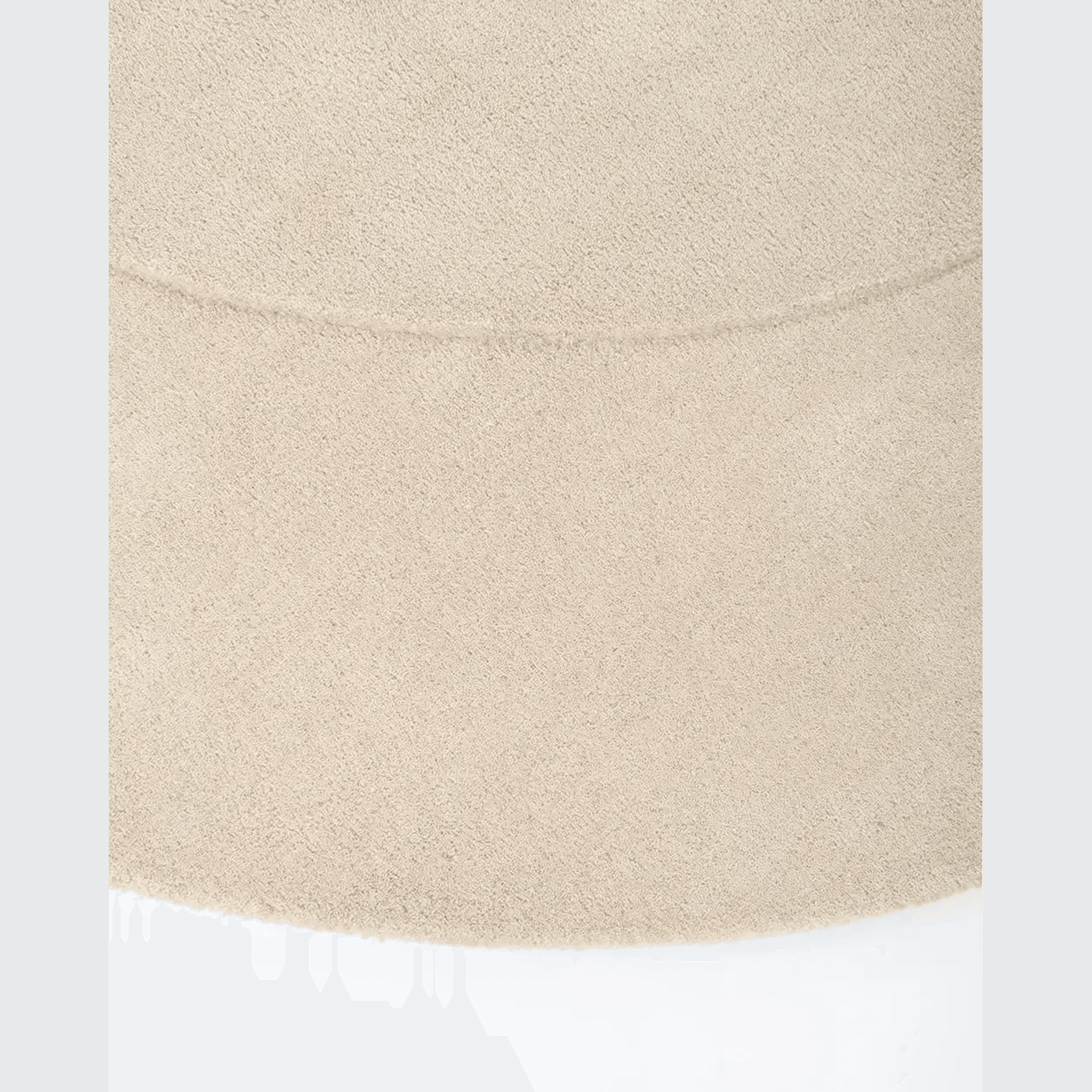 Baya Form 100% Wool Rug - Natural | Curved Form Rug gallery detail image