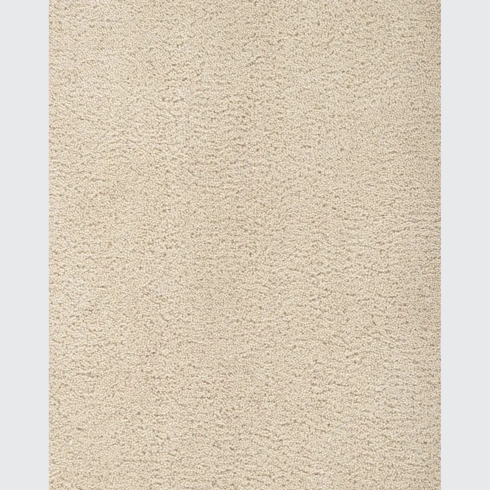 Baya Form 100% Wool Rug - Natural | Curved Form Rug gallery detail image
