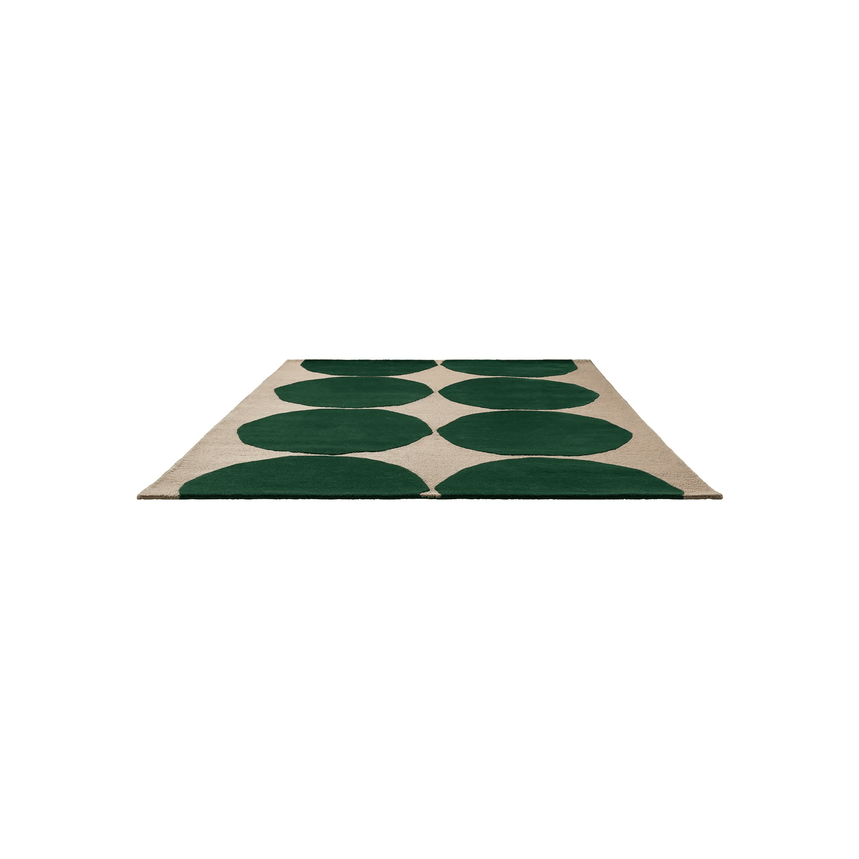 Marimekko Isot Kivet - Green | 100% Wool Designer Floor Rug gallery detail image