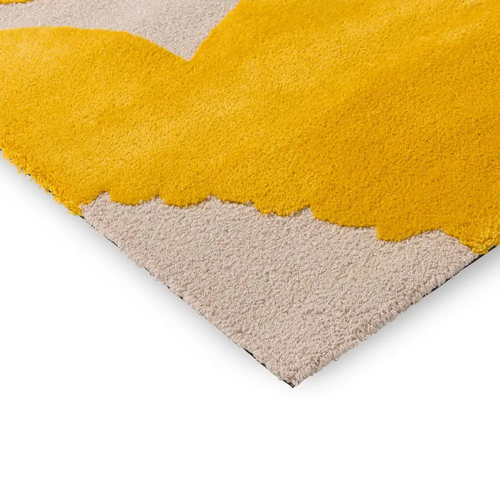 Marimekko Iso Unikko - Yellow | 100% Wool Designer Floor Rug gallery detail image