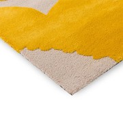 Marimekko Iso Unikko - Yellow | 100% Wool Designer Floor Rug gallery detail image