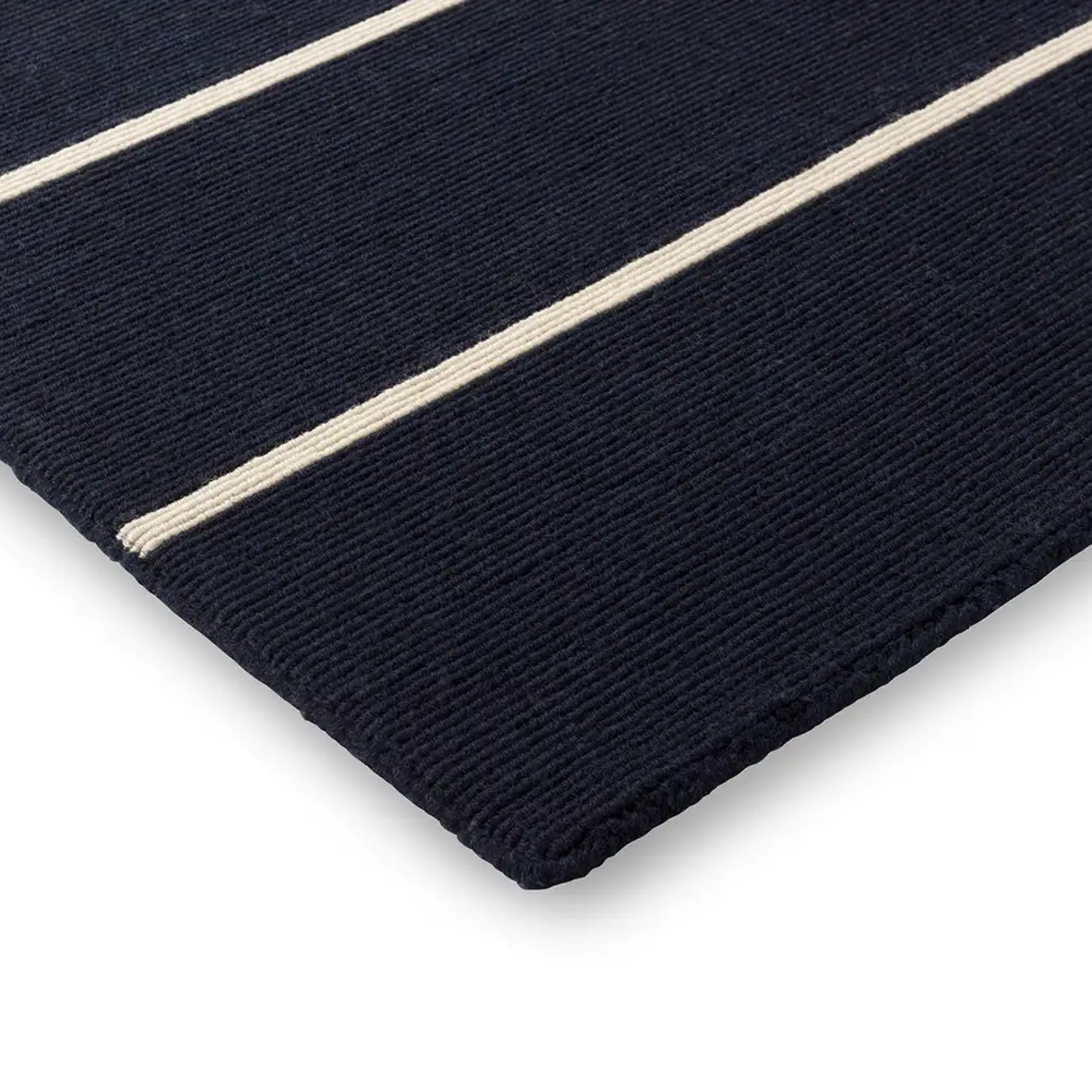 Marimekko Tiibet - Deep Blue | 100% Wool Designer Floor Rug gallery detail image