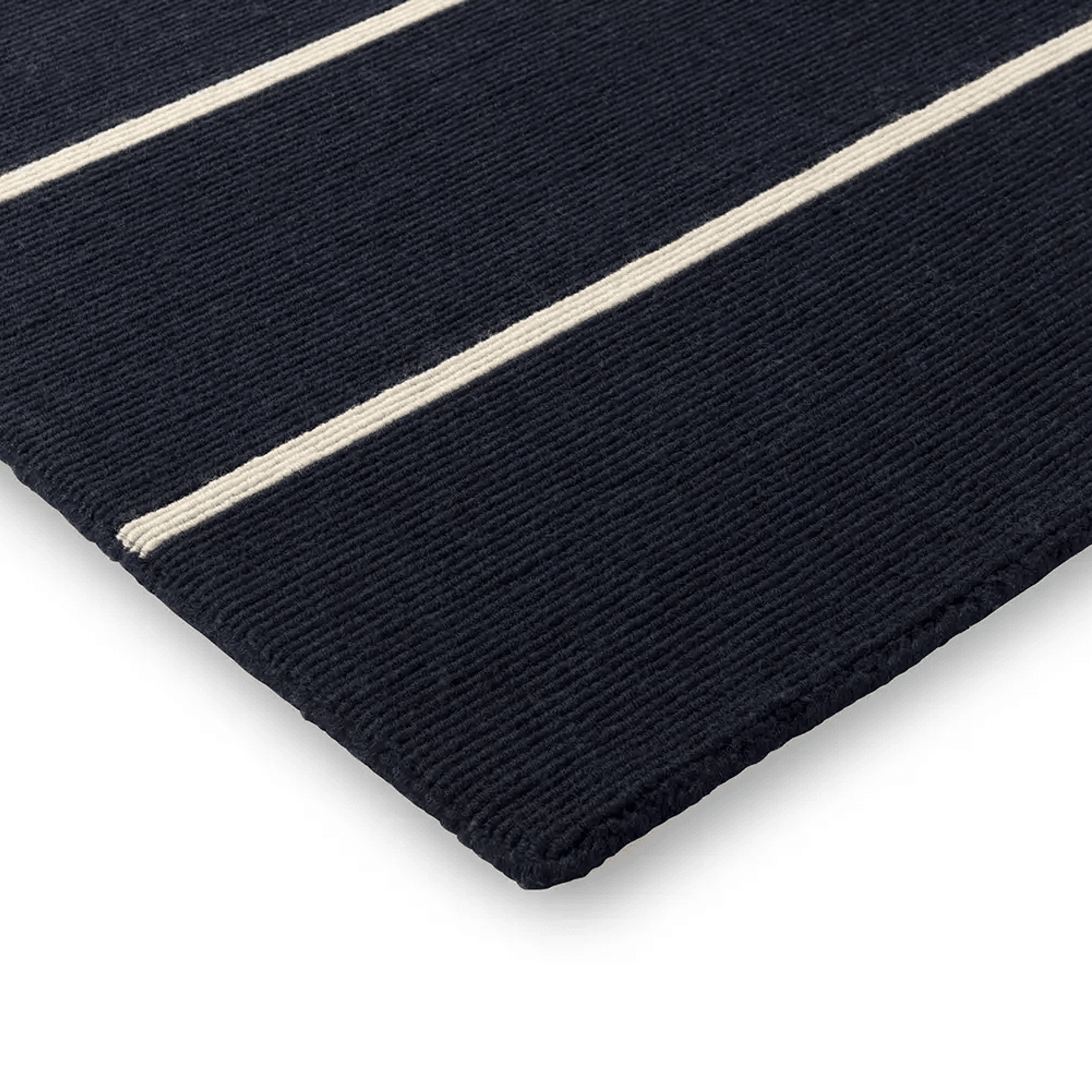 Marimekko Tiibet - Deep Blue | 100% Wool Designer Floor Rug gallery detail image