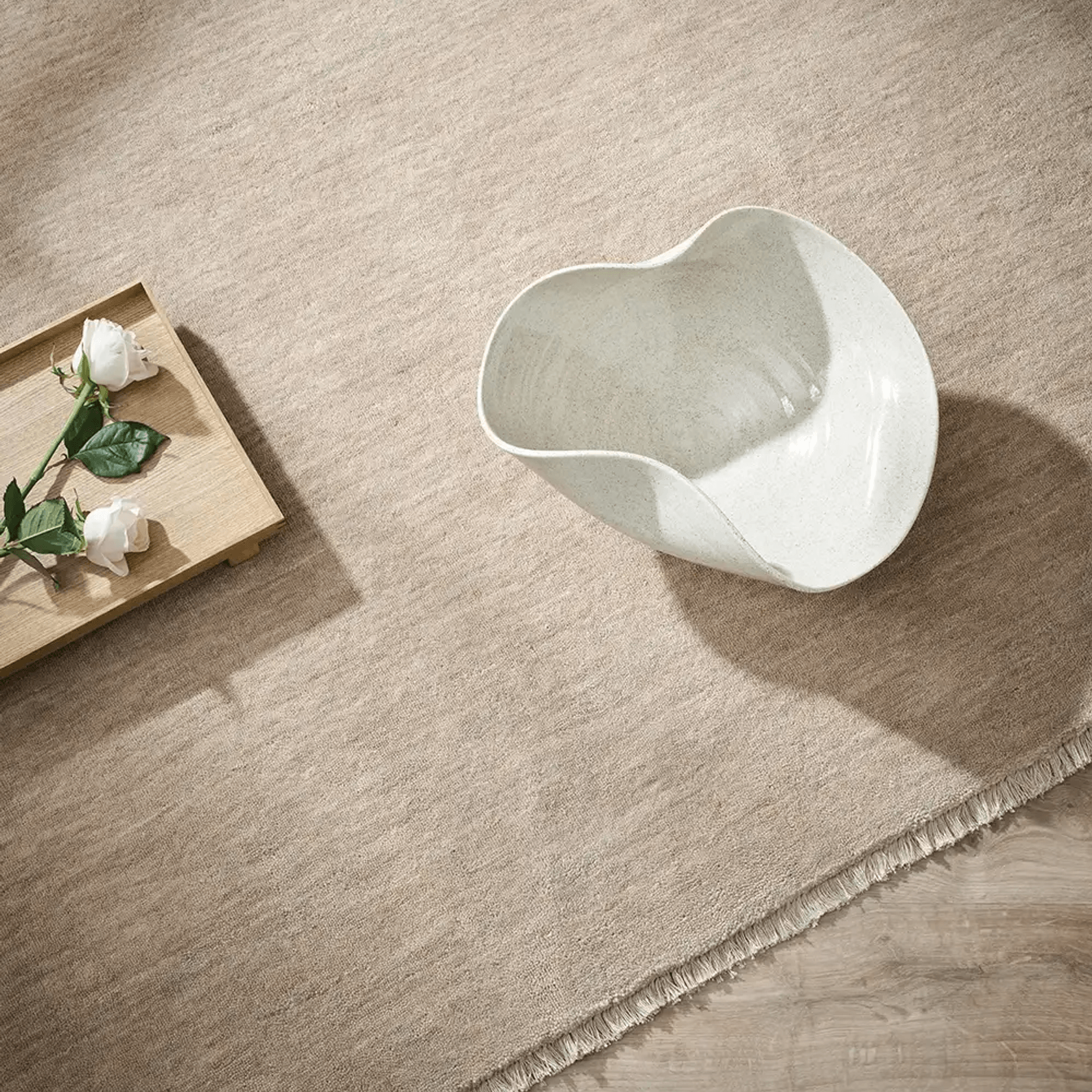 Baya Sandringham 100% NZ Wool Rug - Cameo gallery detail image