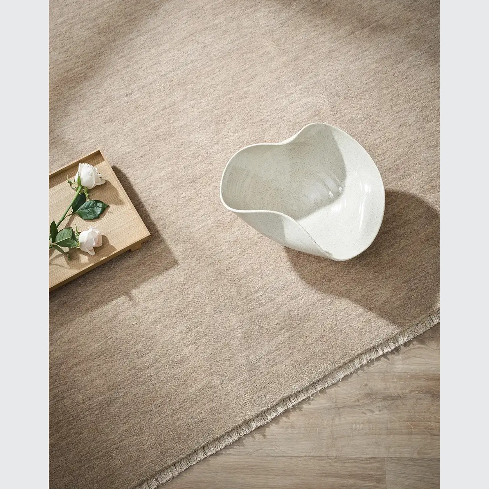 Baya Sandringham 100% Wool Rug - Cameo gallery detail image
