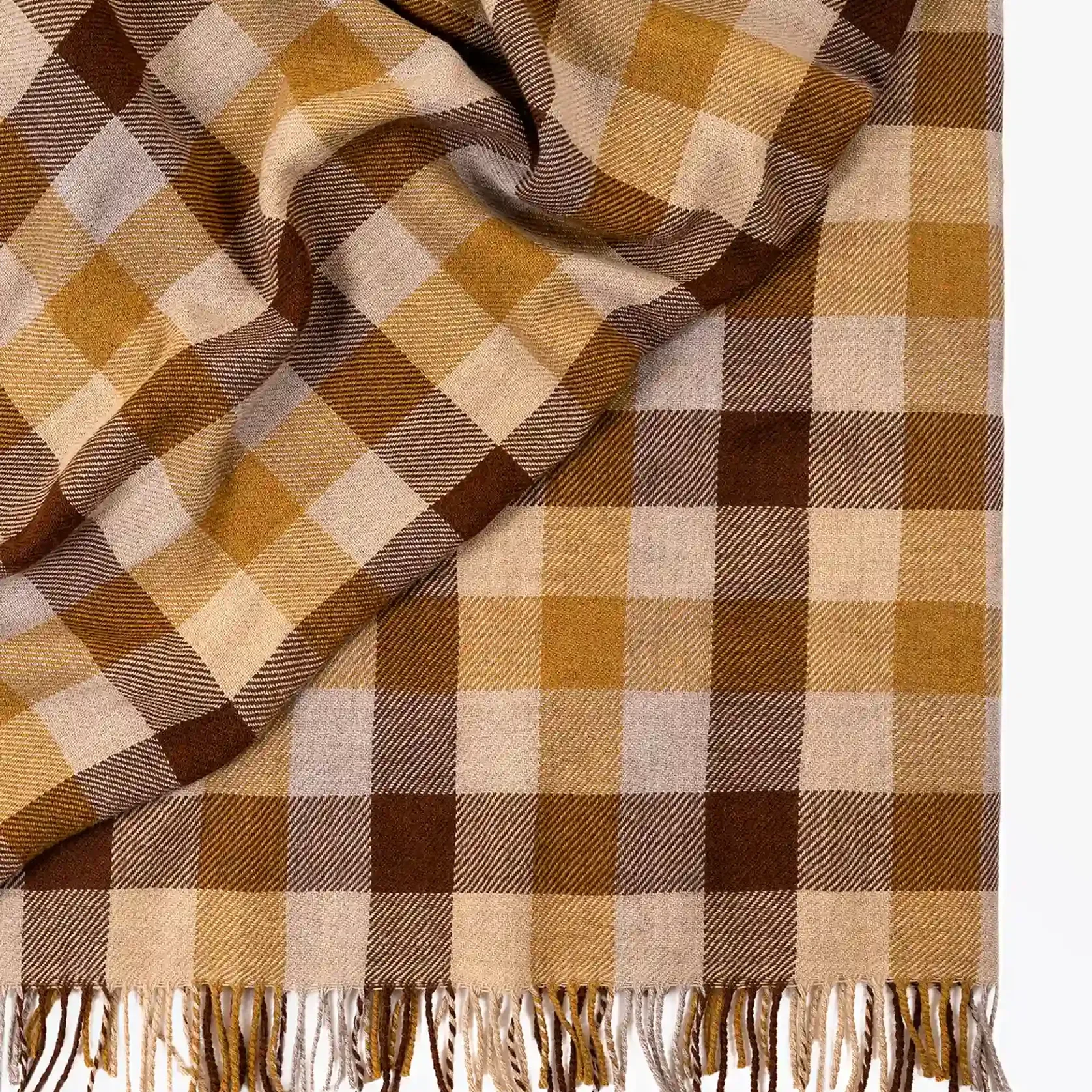 Weave Caldwell Wool Throw Blanket - Autumn gallery detail image
