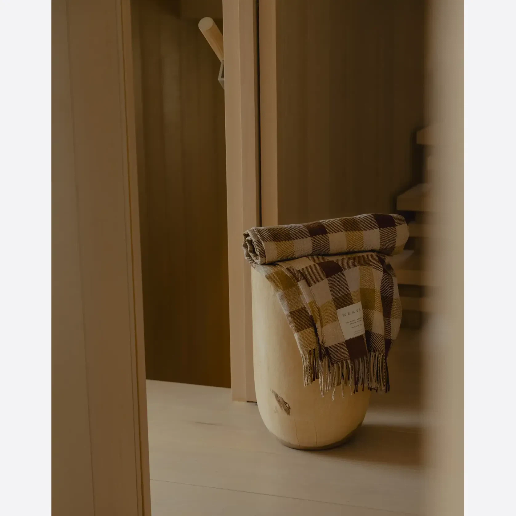 Weave Caldwell Wool Throw Blanket - Autumn gallery detail image