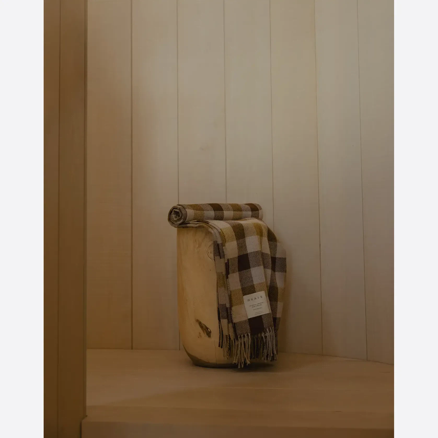 Weave Caldwell Wool Throw Blanket - Autumn gallery detail image