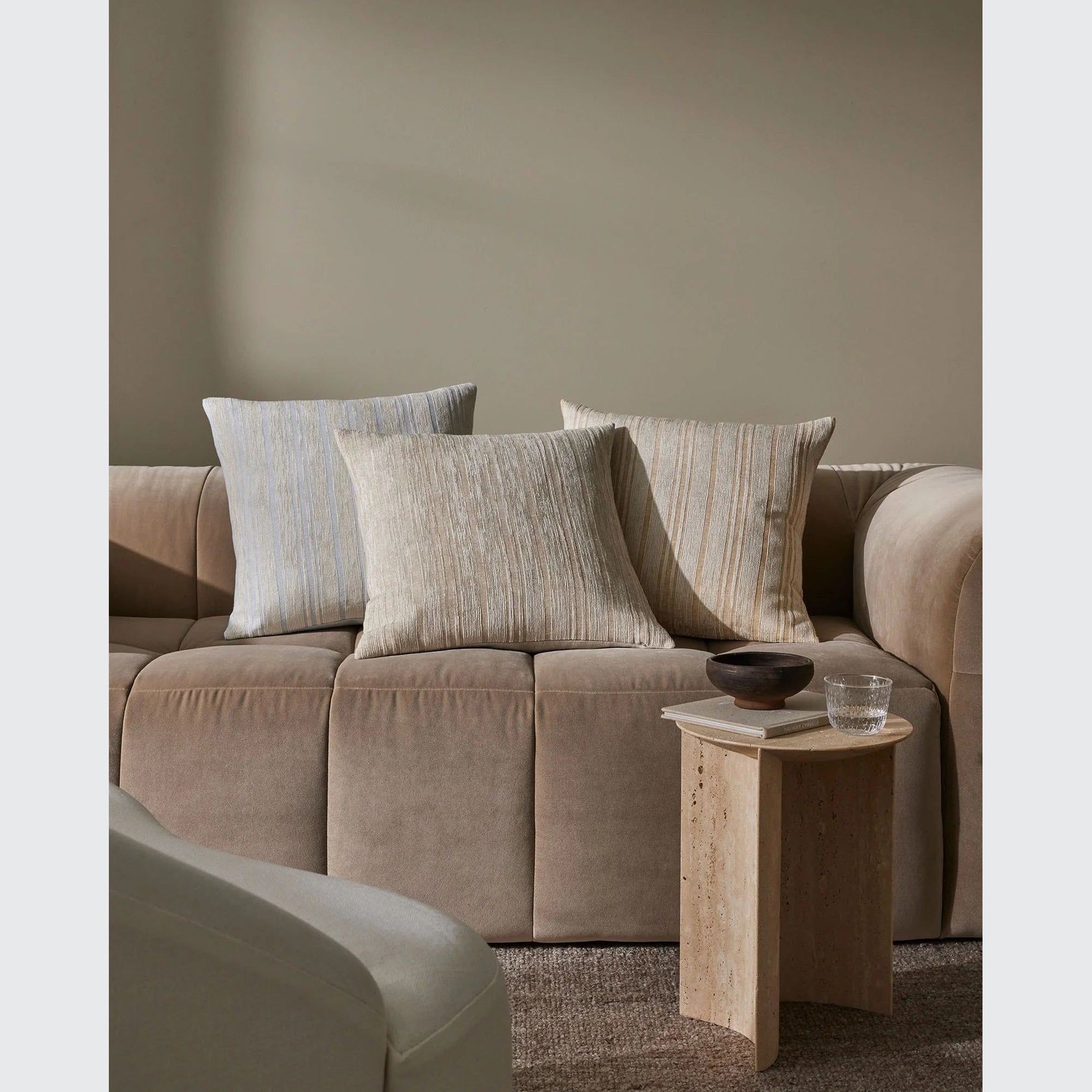 Weave Home Adriana Cushion - Butter | 50 x 50cm gallery detail image