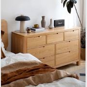 Humbie Natural Solid Oak 3+4 Chest of Drawers gallery detail image