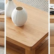 Manchester Natural Solid Oak Coffee Table gallery detail image