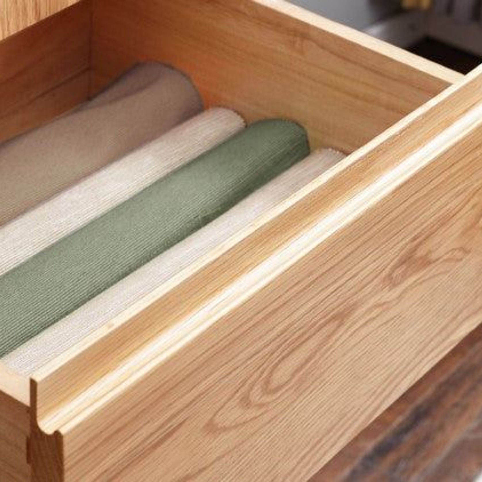 Seattle Natural Solid Oak Double Wardrobe gallery detail image