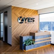 KERAN  Reception Desk 1.8M Right Panel - Acacia & Carbon Grey Colour gallery detail image