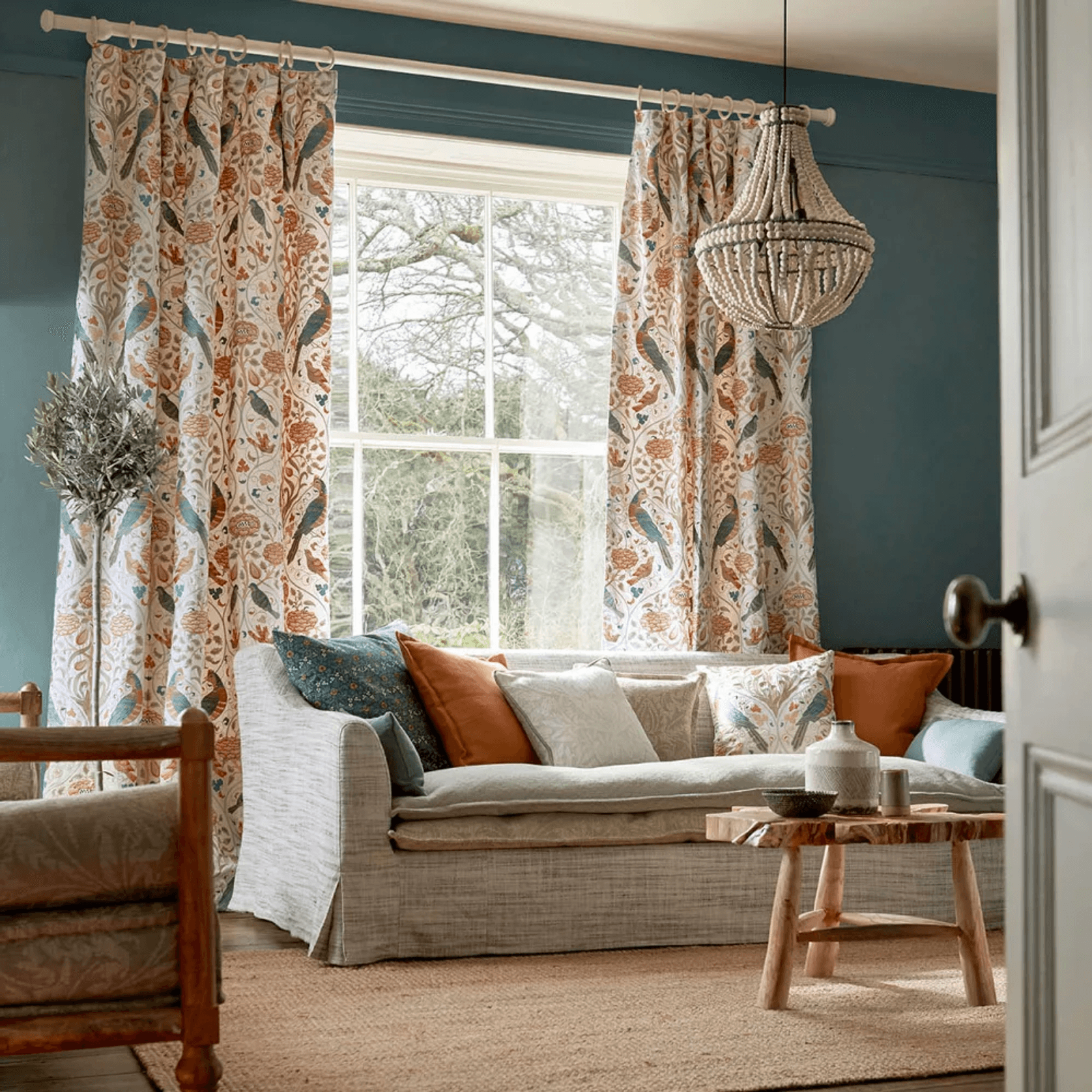 Morris & Co from Lahood | Curtain Fabric gallery detail image