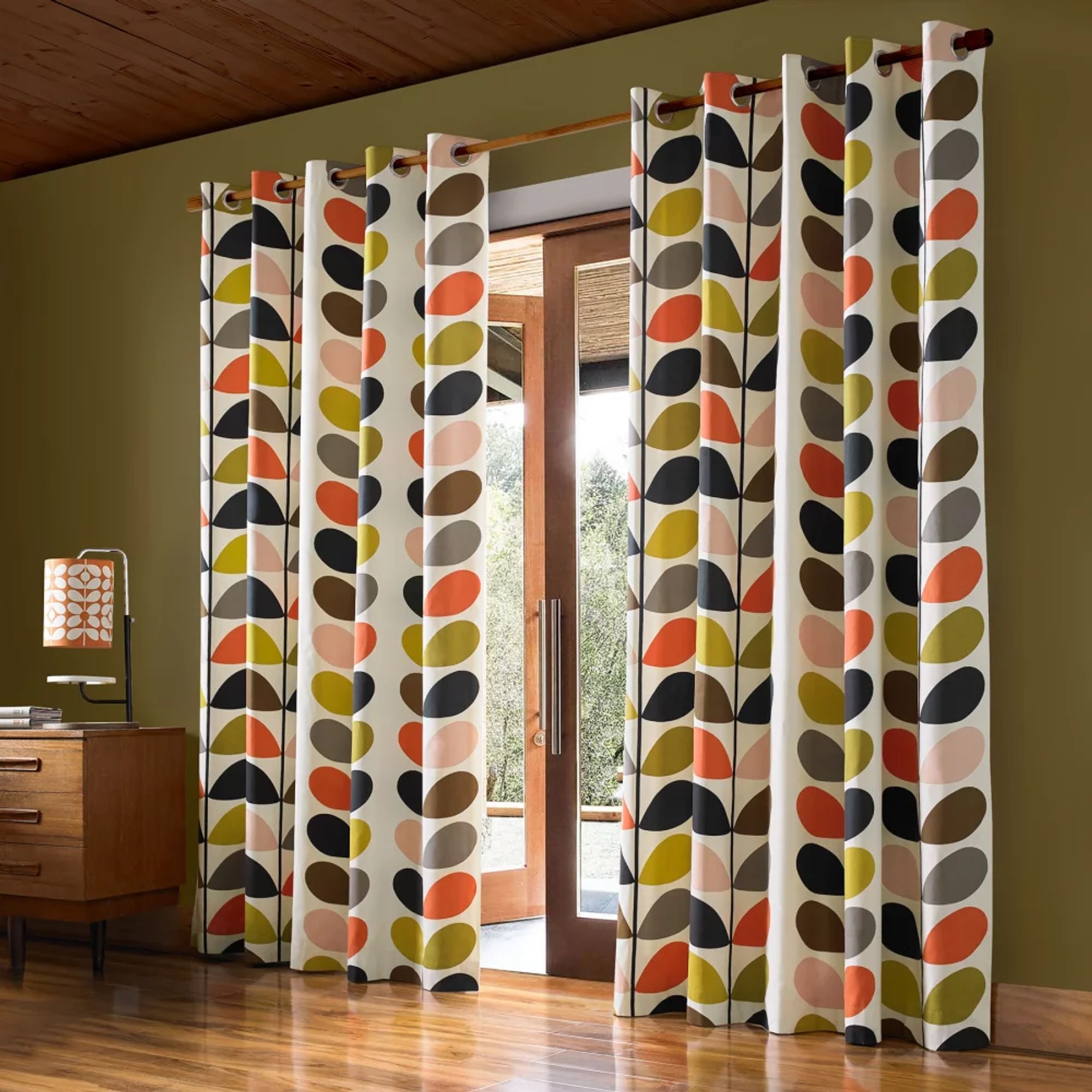 Orla Kiely from Lahood | Curtain Fabric gallery detail image