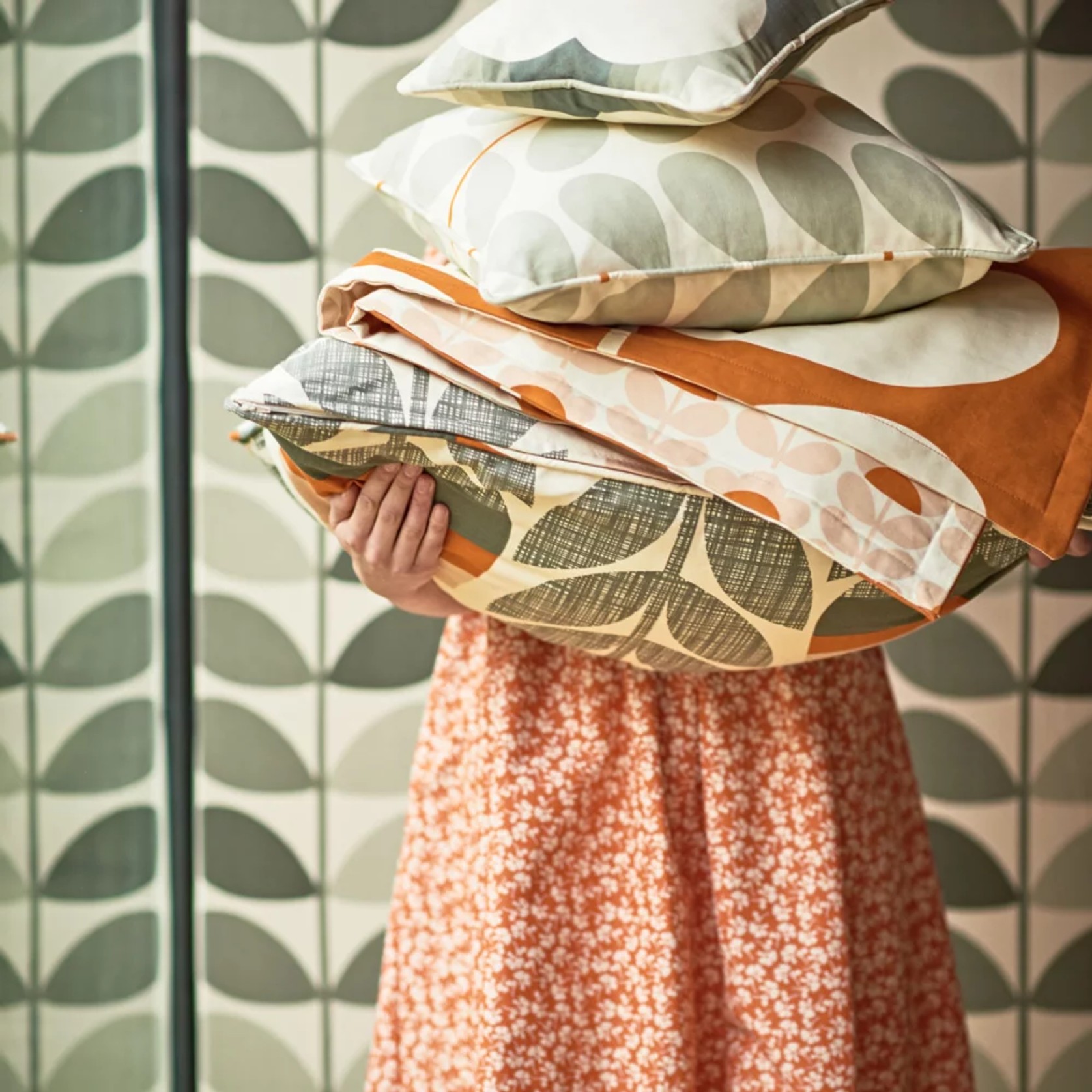 Orla Kiely from Lahood | Curtain Fabric gallery detail image