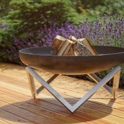 ALFRED RIESS Darvaza Steel Fire Pit - Large gallery detail image