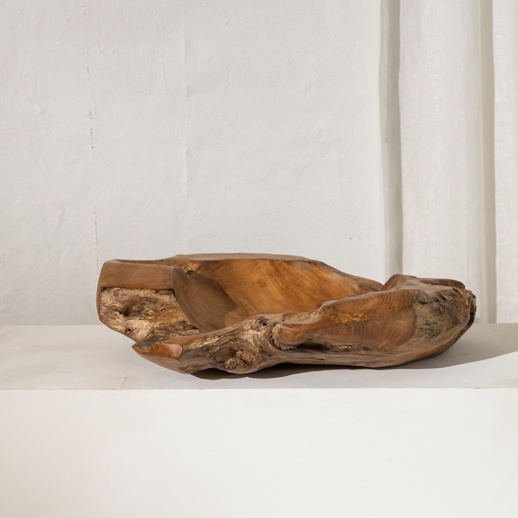 Yeira Large Teak Bowl gallery detail image