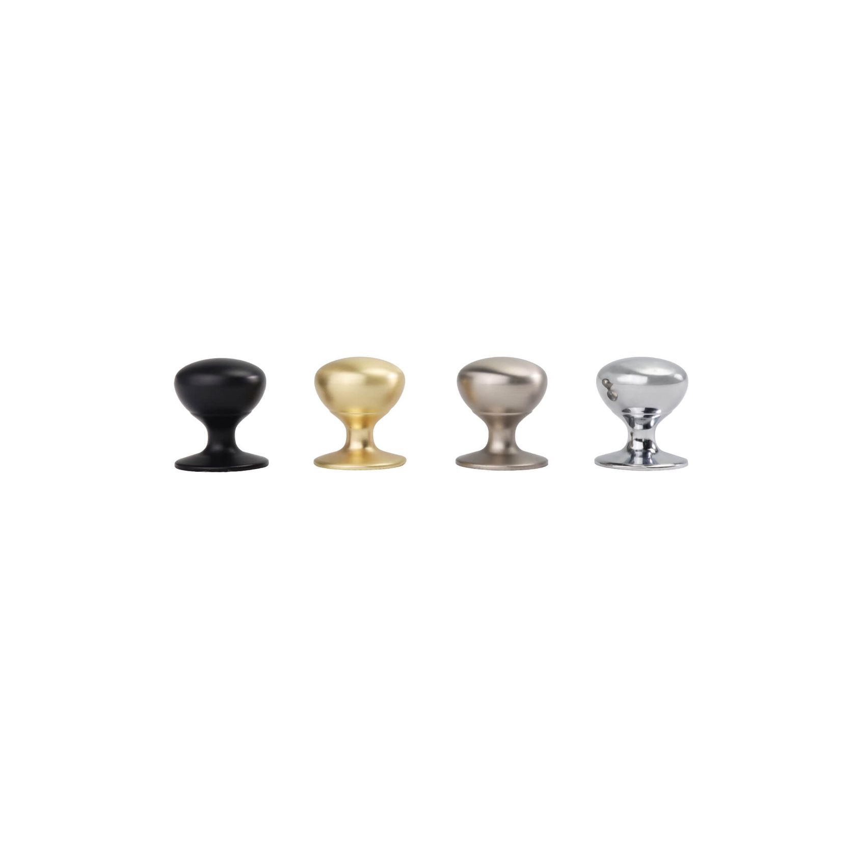 KT&CO Kitchen knobs Devonport Matt black / brushed brass /Brushed nickel /Chrom gallery detail image