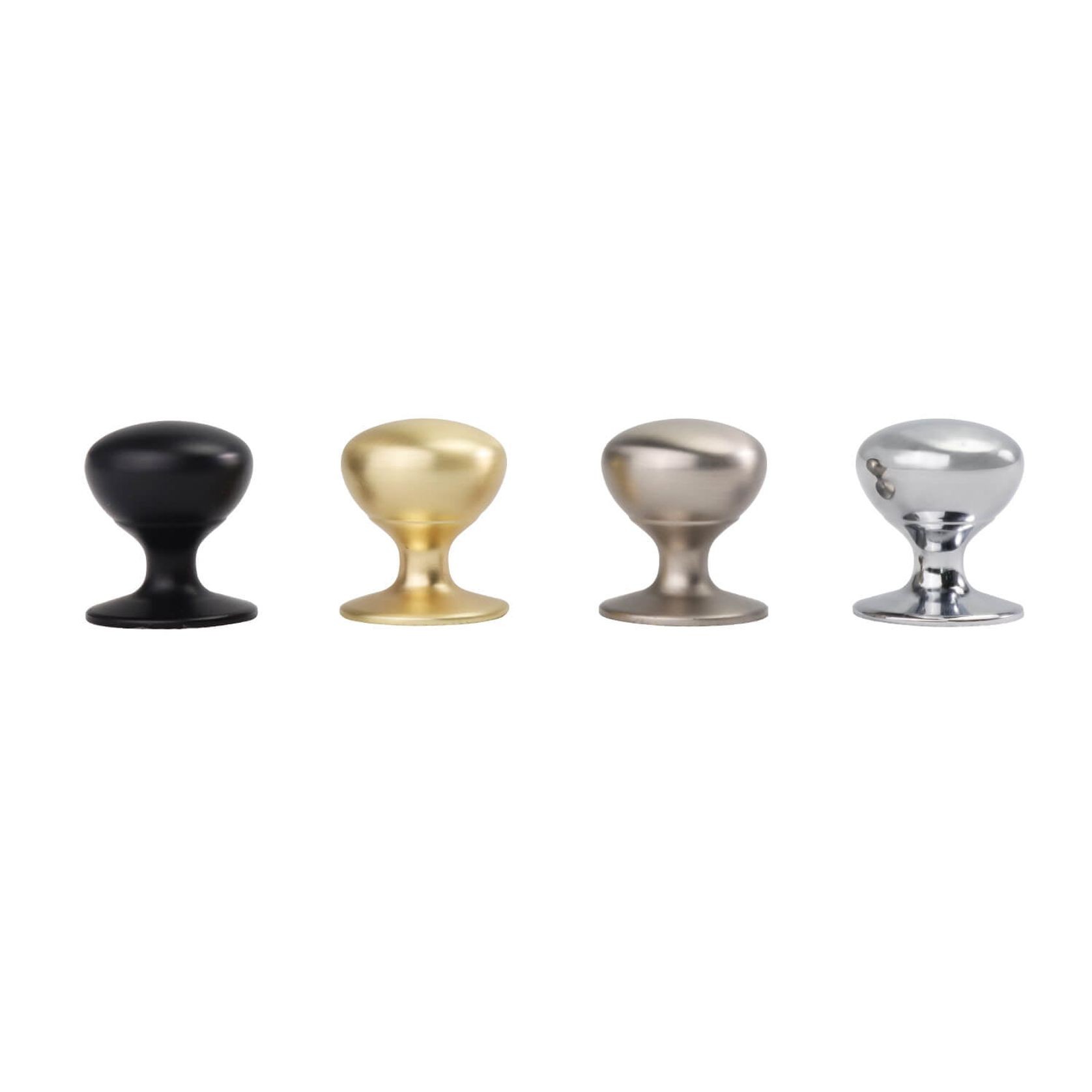 KT&CO Kitchen knobs Devonport Matt black / brushed brass /Brushed nickel /Chrom gallery detail image
