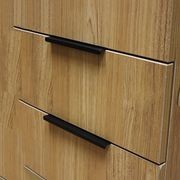 Kitchen finger lip pull handle Sydney Black / Brass / Nickel / White gallery detail image