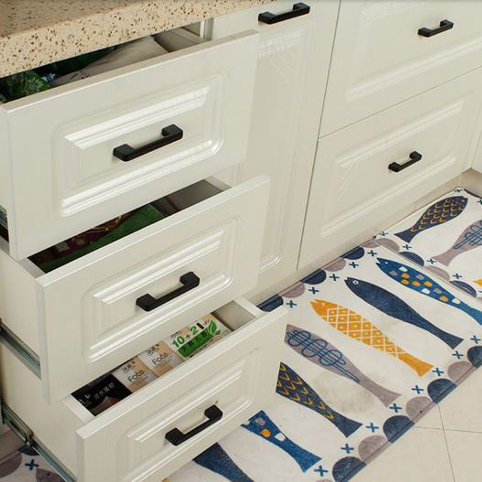 Kitchen handles melbourne Matt black /Brushed brass/Brushed nickel/Chrome gallery detail image