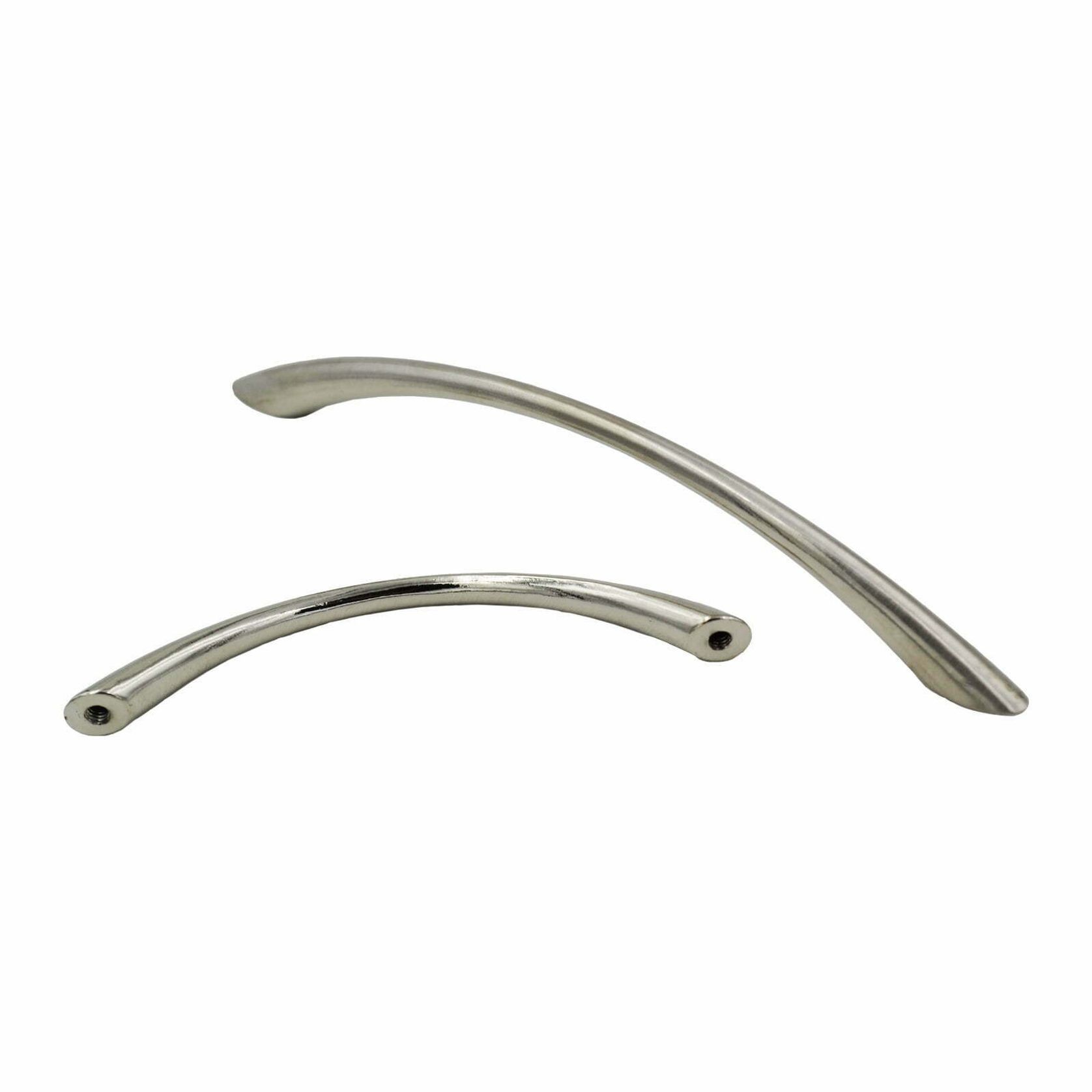 Kitchen cabinet bow handles Matt black /bushed nickel / chrome gallery detail image