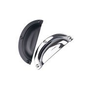 kitchen Cup Pull Handle Hampton style Gisborne matte black/ chrome / brushed nickel 64mm gallery detail image