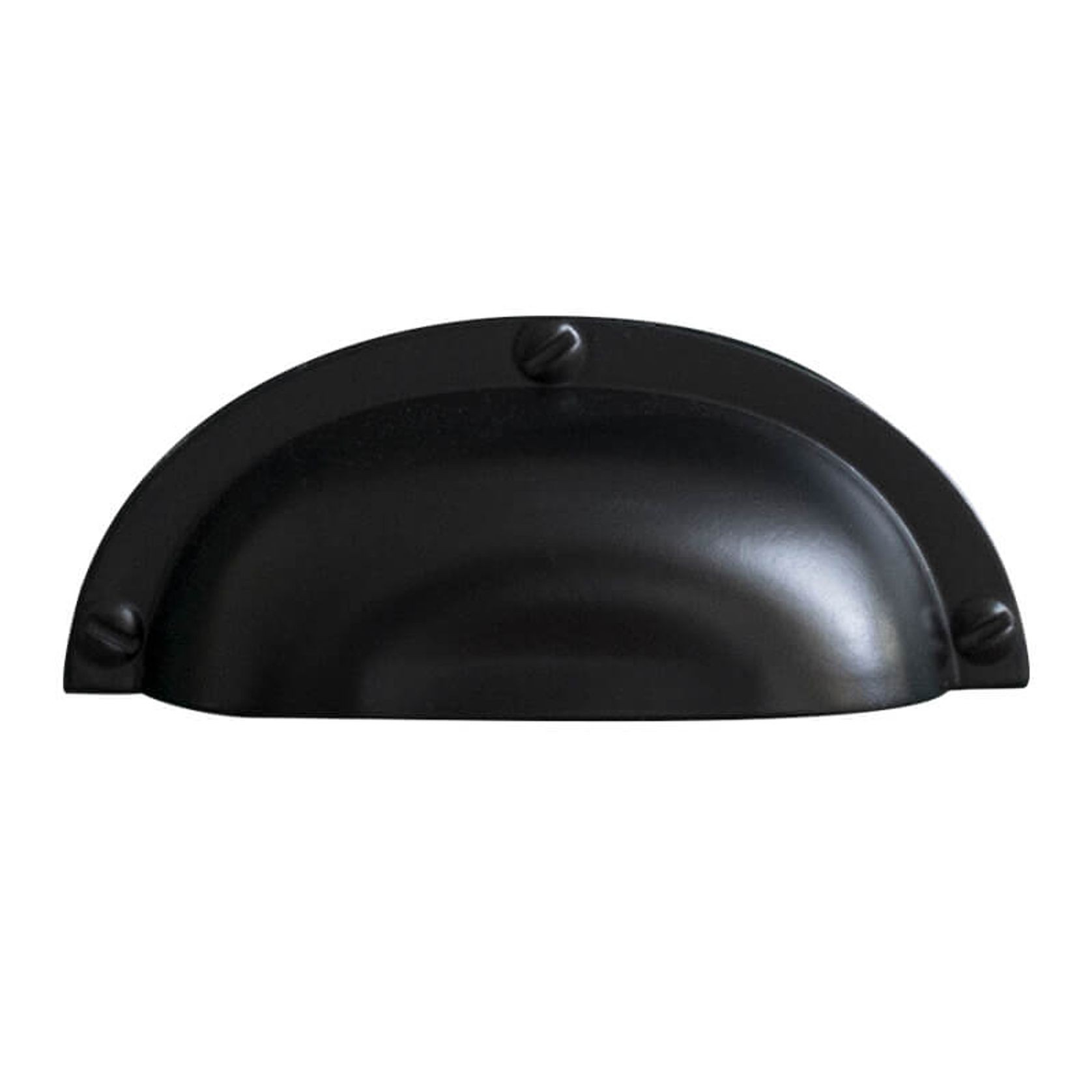 kitchen Cup Pull Handle Hampton style Gisborne matte black/ chrome / brushed nickel 64mm gallery detail image