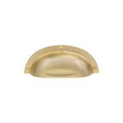 kitchen Cup Pull Handle Hampton style Gisborne matte black/ chrome / brushed nickel 64mm gallery detail image