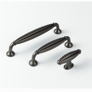 KT&CO Kitchen drawer handles hampton style gunmetal grey Launceston gallery detail image