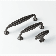 KT&CO Kitchen drawer handles hampton style gunmetal grey Launceston gallery detail image