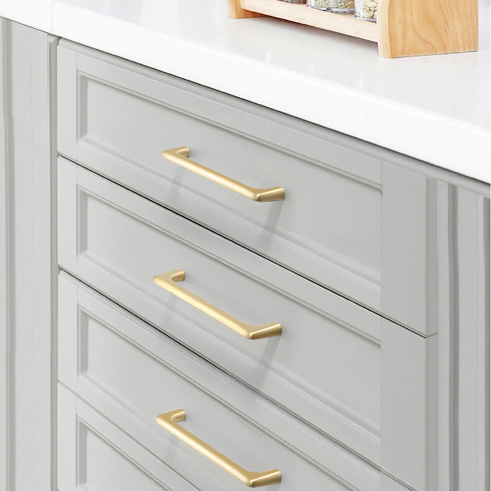 Kitchen handles Surfers Paradise Matt black /Brushed brass/Brushed nickel gallery detail image