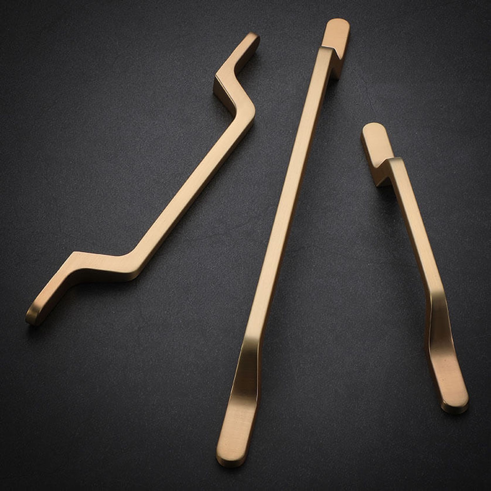 Kitchen cabinet handles gold coast Matt black /Brushed brass/Brushed nickel gallery detail image