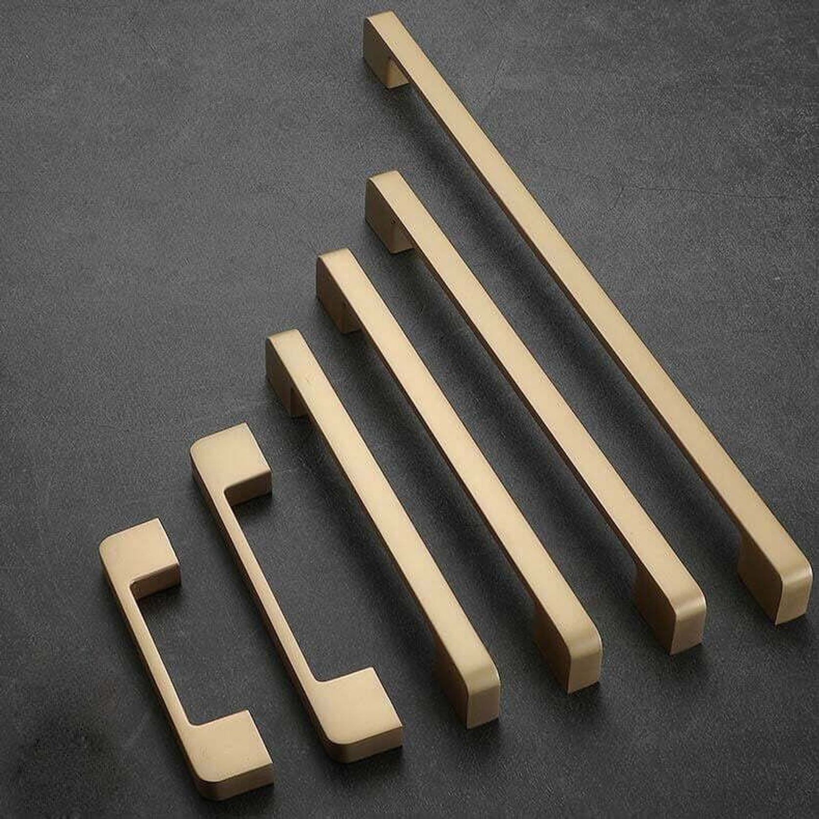 Kitchen handles melbourne Matt black /Brushed brass/Brushed nickel/Chrome gallery detail image