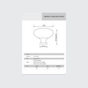 Mushroom Kitchen Drawer Knobs gallery detail image