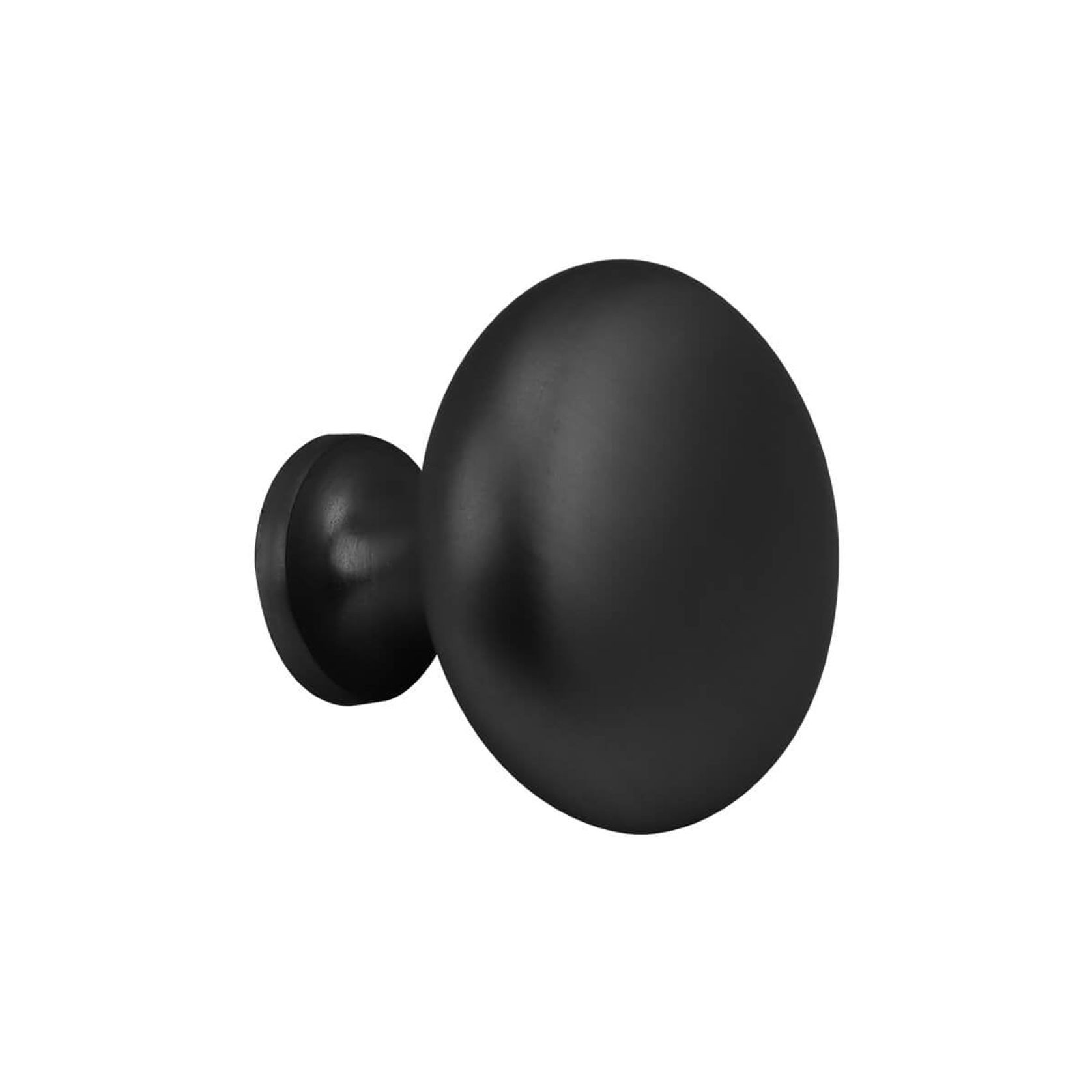 Kitchen drawer knobs mushroom matt black / brushed nickel / brass gallery detail image
