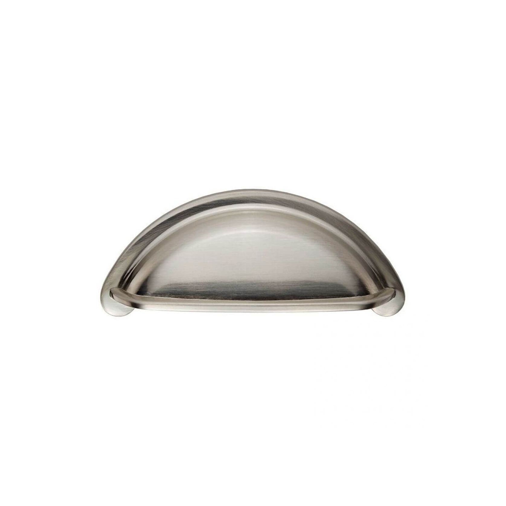 KT&CO kitchen Cup Pull Handle Portland Hampton style matte black/ brass / brushed nickel /chrome 76mm gallery detail image
